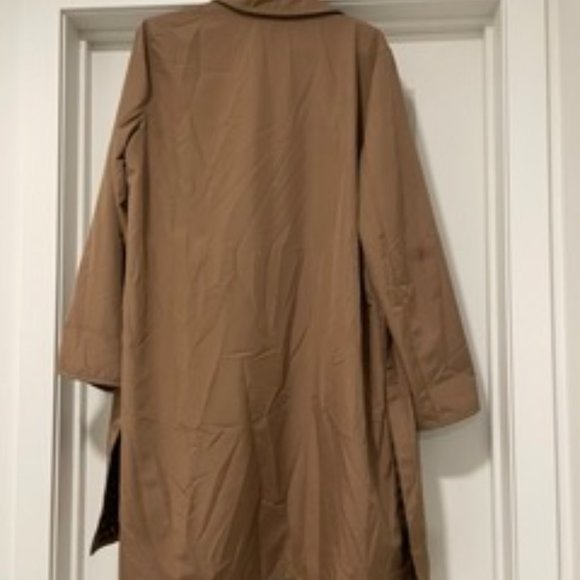 Trench coat - brown/tan - with leopard print - Picture 2 of 3